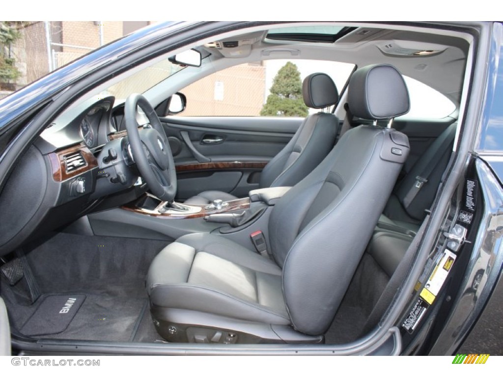 2010 3 Series 335i xDrive Coupe - Black Sapphire Metallic / Black photo #11