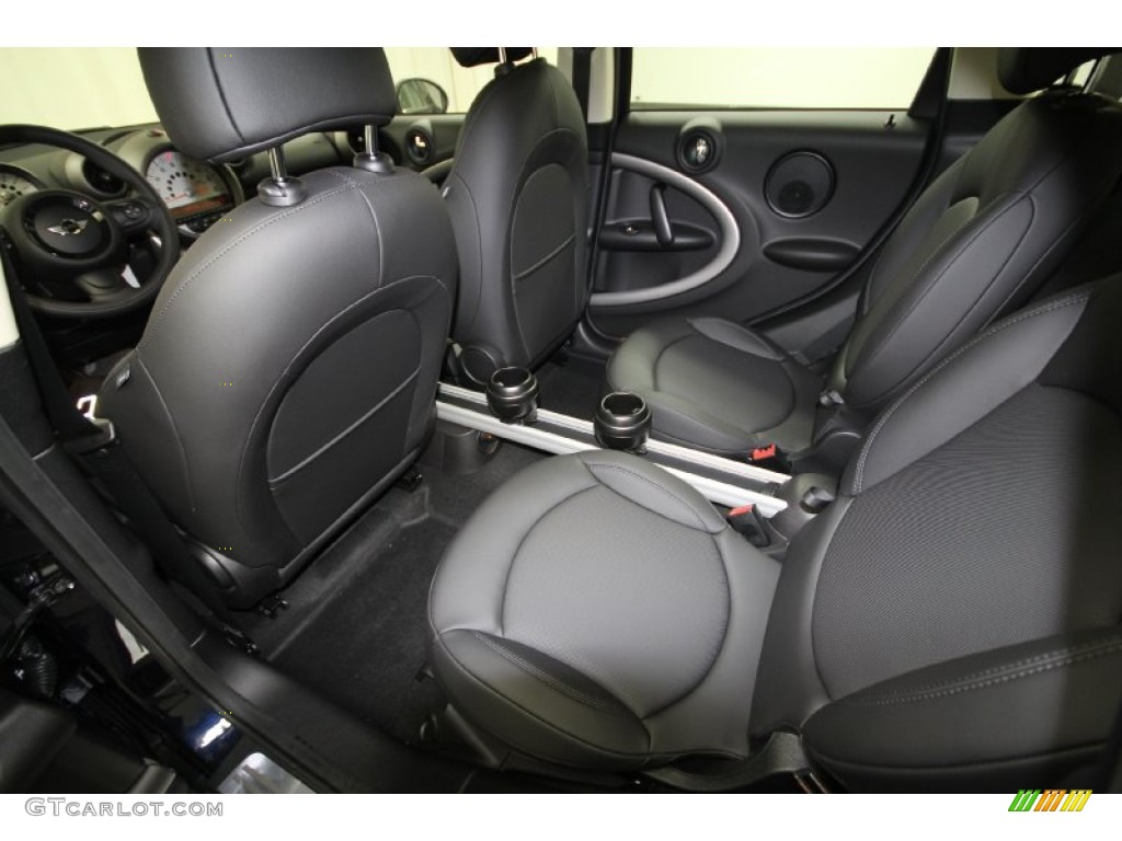 Carbon Black Interior 2012 Mini Cooper Countryman Photo #61374516