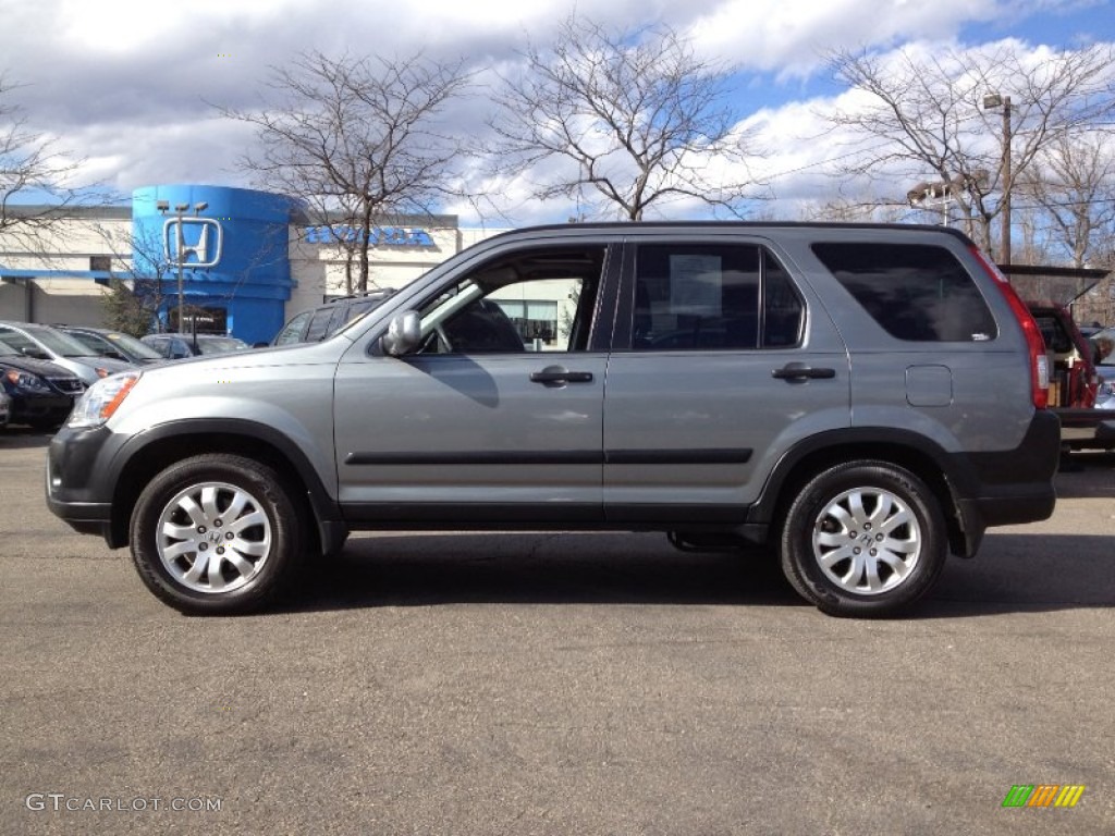 2005 CR-V EX 4WD - Silver Moss Metallic / Black photo #1