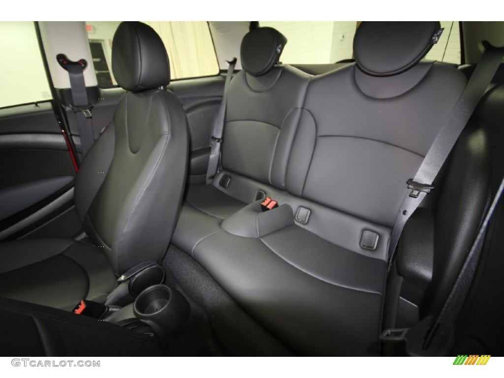 Carbon Black Interior 2012 Mini Cooper Hardtop Photo #61375461