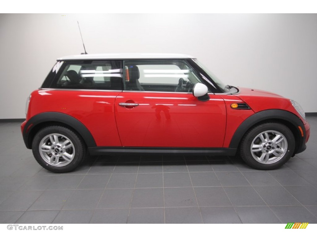 Chili Red 2012 Mini Cooper Hardtop Exterior Photo #61375569