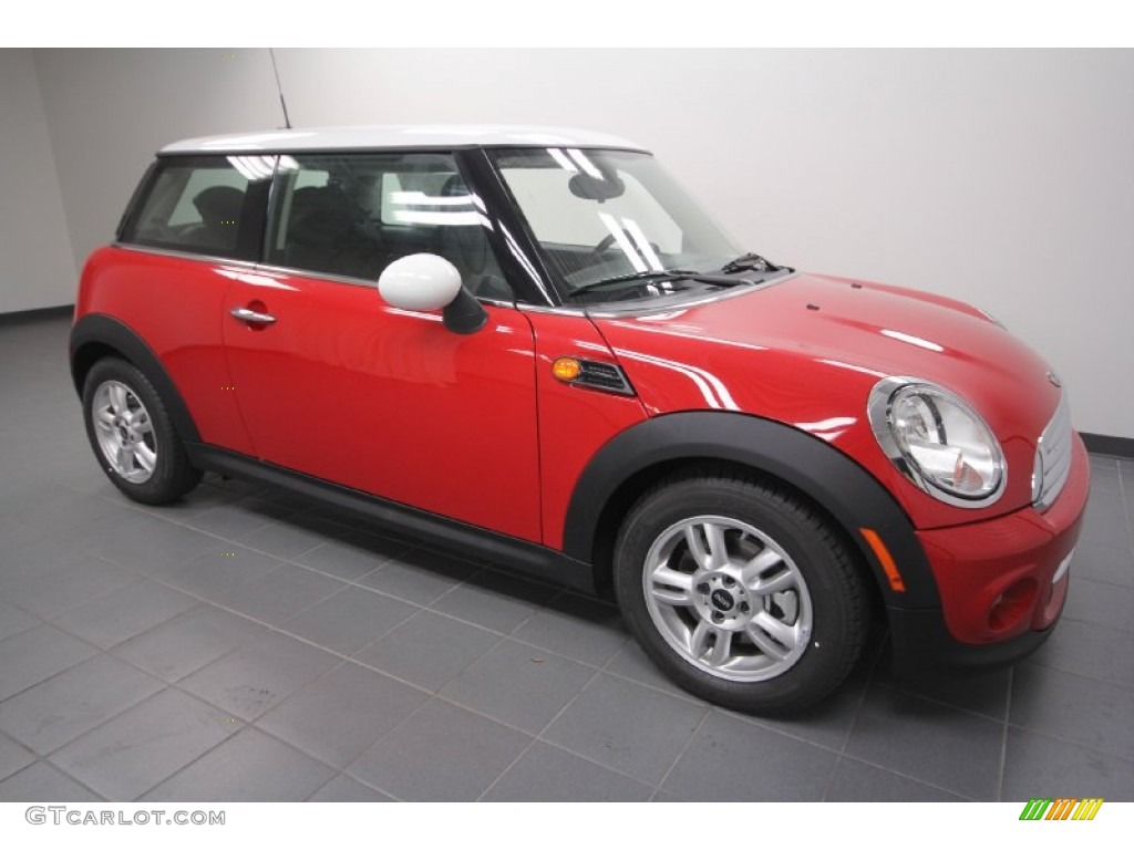 Chili Red 2012 Mini Cooper Hardtop Exterior Photo #61375599