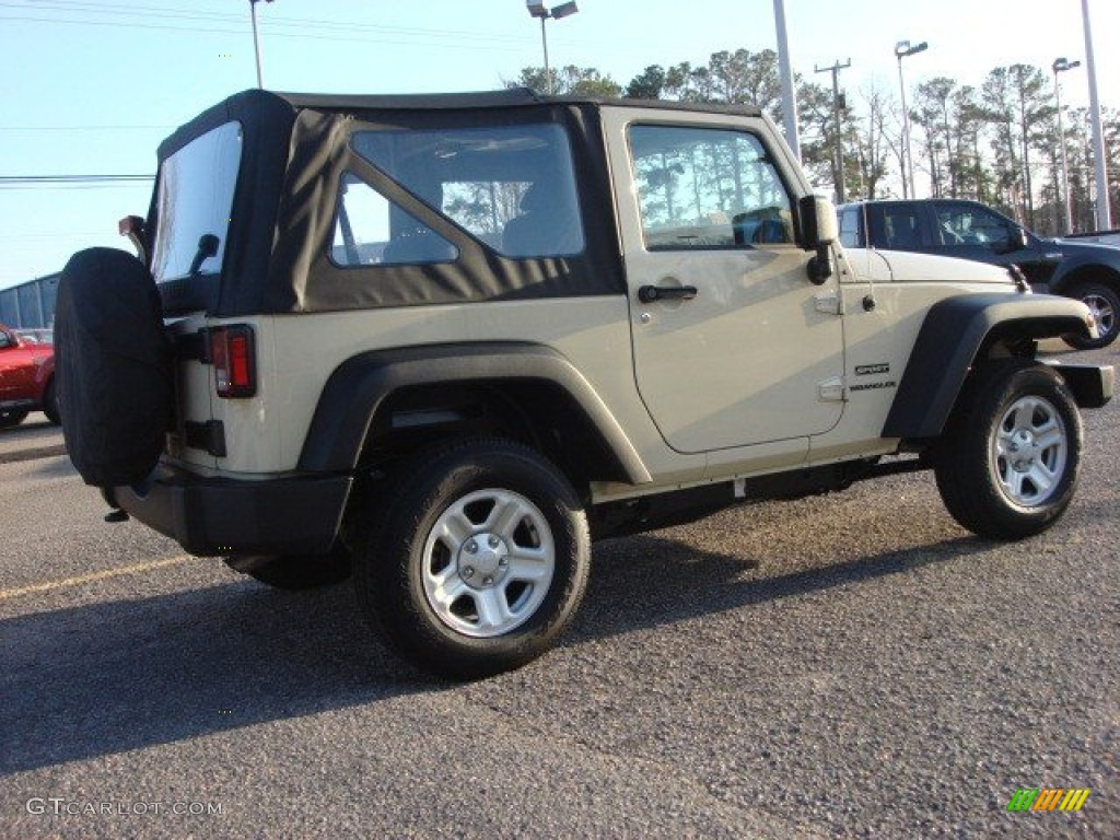 2011 Wrangler Sport 4x4 - Sahara Tan / Black photo #5