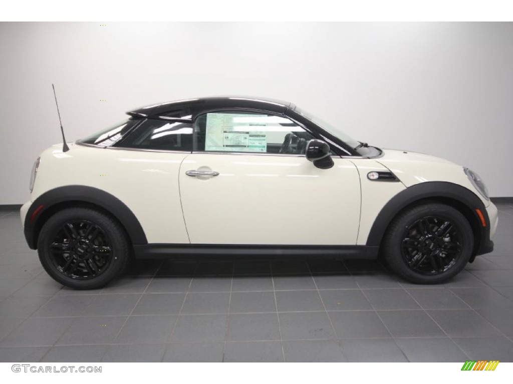 Pepper White 2012 Mini Cooper Coupe Exterior Photo #61375781