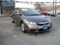 2010 Urban Titanium Metallic Honda Civic EX Sedan  photo #2