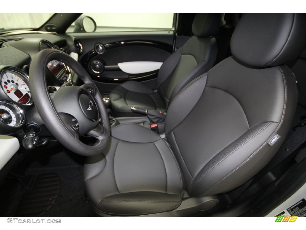 Carbon Black Interior 2012 Mini Cooper S Roadster Photo #61376001