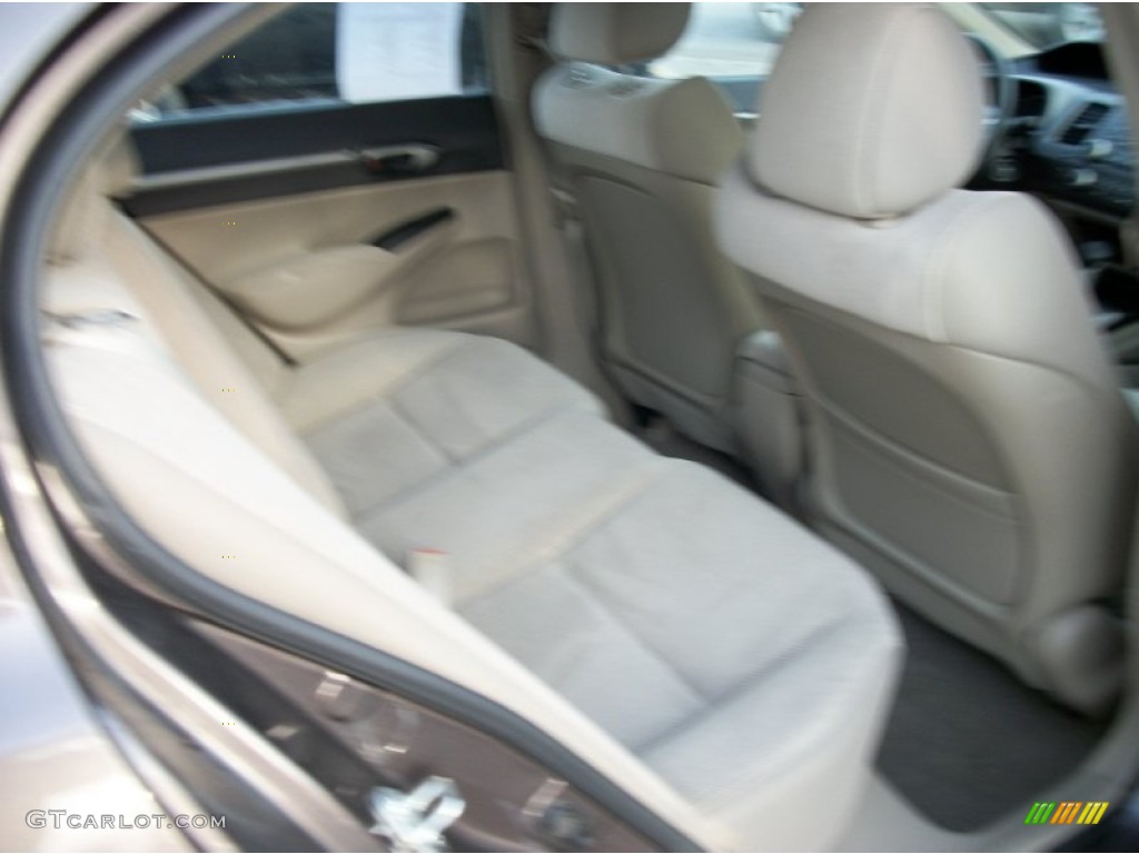 2010 Civic EX Sedan - Urban Titanium Metallic / Beige photo #10