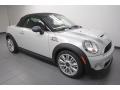 White Silver Metallic 2012 Mini Cooper S Roadster Exterior