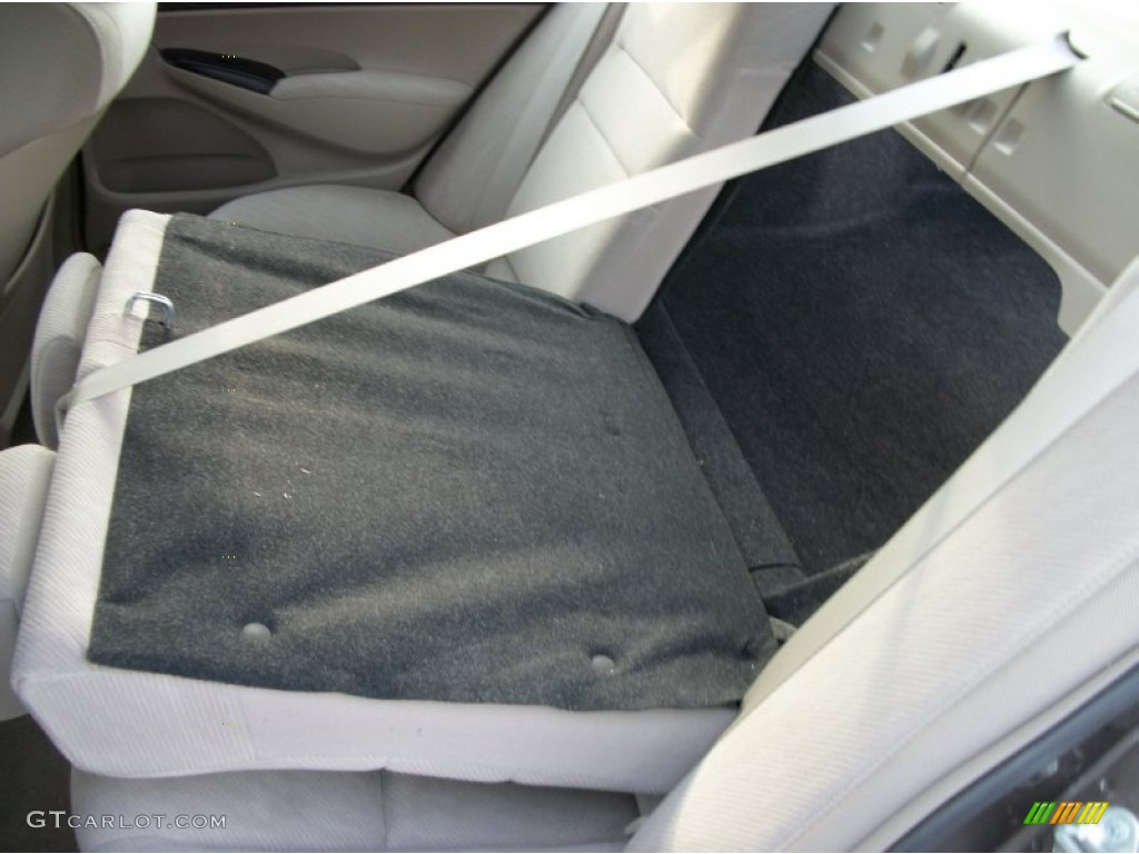 2010 Civic EX Sedan - Urban Titanium Metallic / Beige photo #13