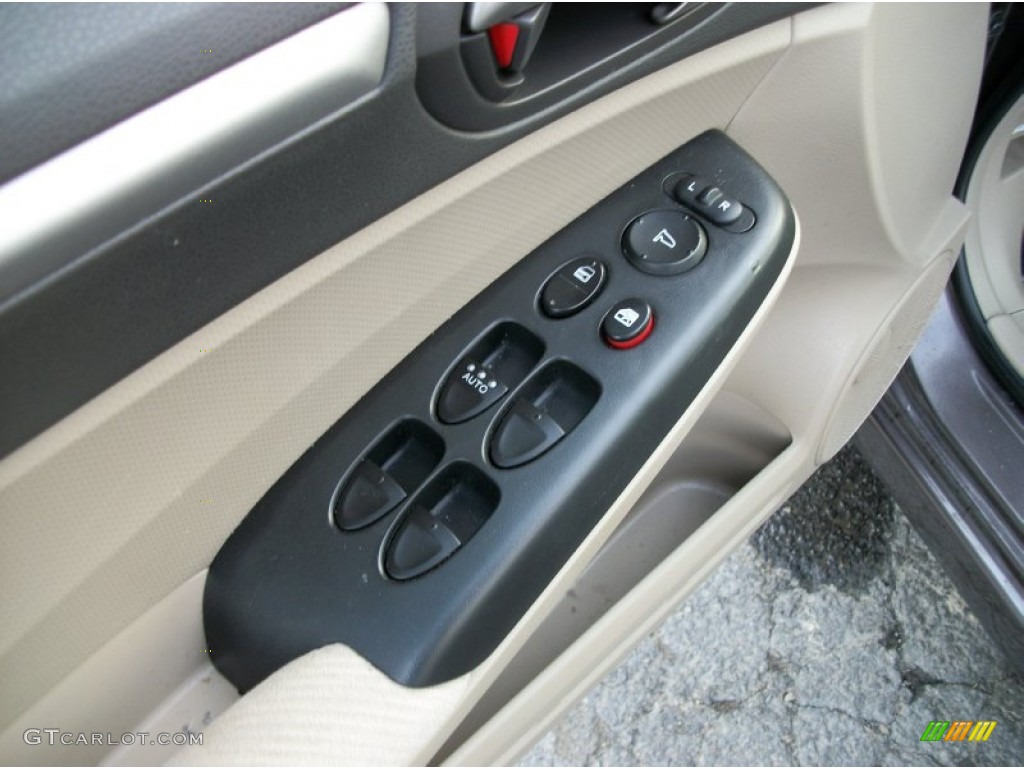 2010 Civic EX Sedan - Urban Titanium Metallic / Beige photo #22