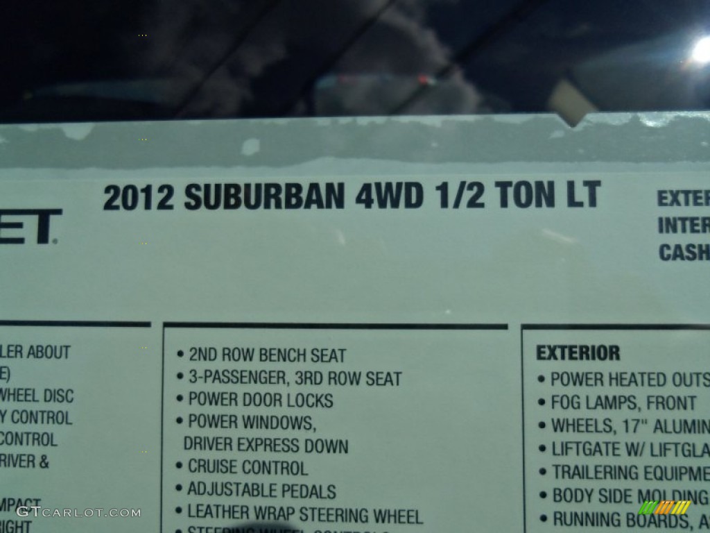 2012 Suburban LT 4x4 - Gold Mist Metallic / Light Cashmere/Dark Cashmere photo #55