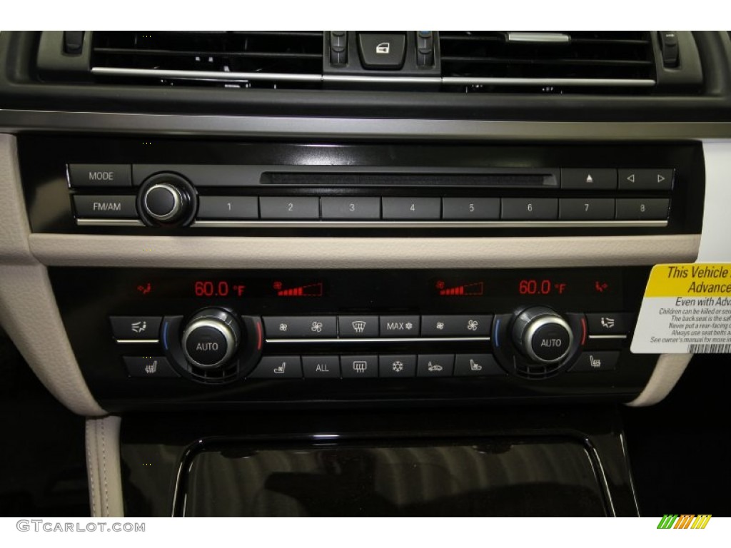 2012 5 Series 528i Sedan - Dark Graphite Metallic II / Oyster/Black photo #18