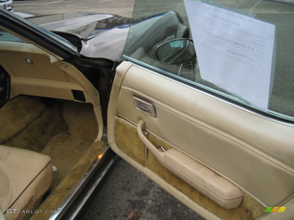 1979 Chevrolet Corvette Coupe Light Beige Door Panel Photo #61378158