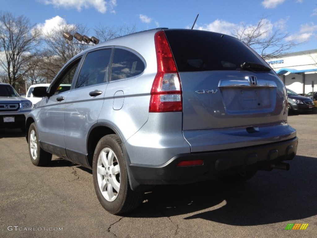 2008 CR-V EX 4WD - Glacier Blue Metallic / Gray photo #11