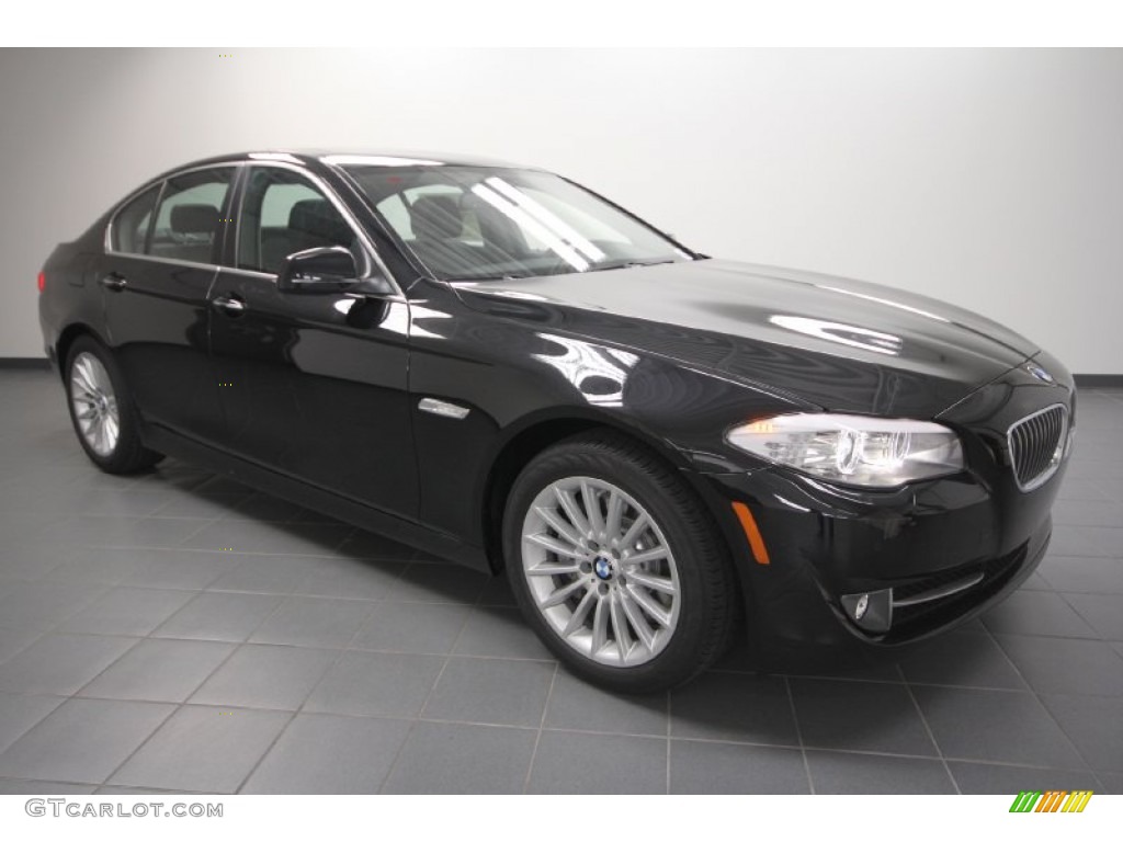 Black Sapphire Metallic 2012 BMW 5 Series 535i Sedan Exterior Photo #61378395