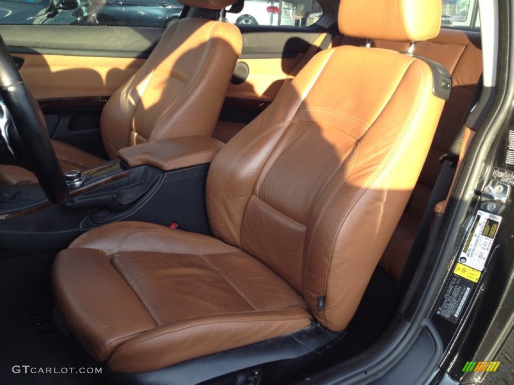 2009 3 Series 335i Coupe - Black Sapphire Metallic / Saddle Brown Dakota Leather photo #11