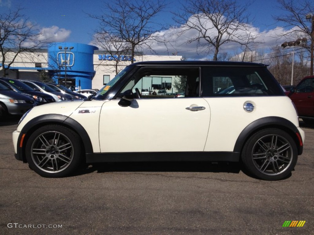 2006 Cooper S Hardtop - Pepper White / Space Gray/Panther Black photo #1