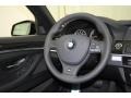 Black 2012 BMW 5 Series 535i Sedan Steering Wheel