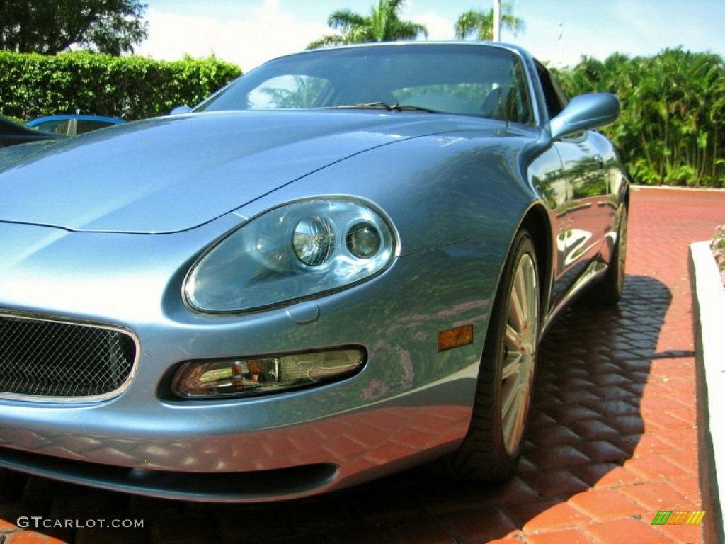 2002 Coupe Cambiocorsa - Blue Azurro (Light Blue) / Grigio Medio photo #10