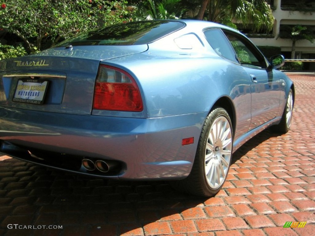 2002 Coupe Cambiocorsa - Blue Azurro (Light Blue) / Grigio Medio photo #12