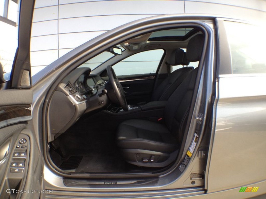 2011 5 Series 535i xDrive Sedan - Space Gray Metallic / Black photo #10