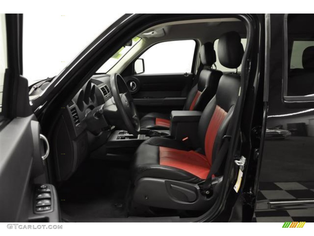 Dark Slate Gray/Red Interior 2011 Dodge Nitro Heat 4x4 Photo #61379826
