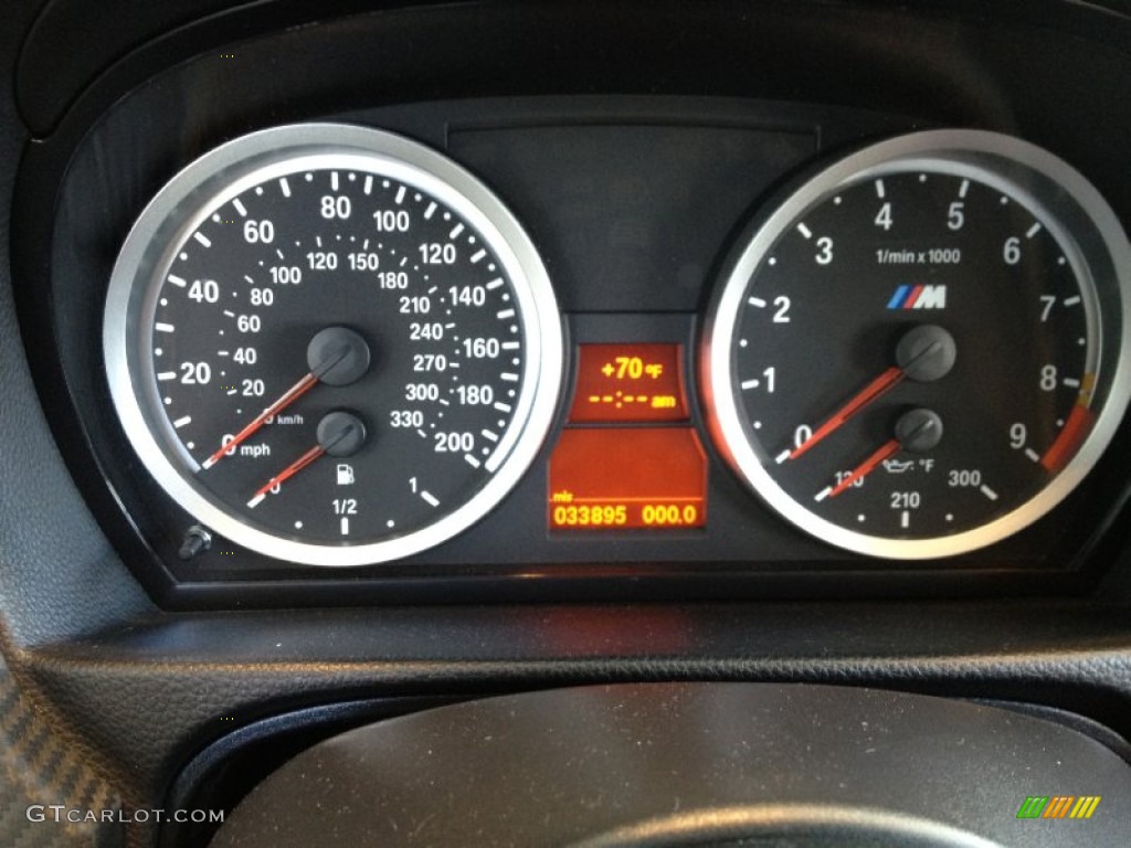 2009 BMW M3 Coupe Gauges Photo #61380018