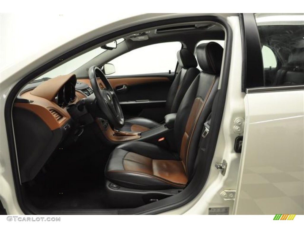Ebony/Brick Red Interior 2008 Chevrolet Malibu LTZ Sedan Photo #61380418