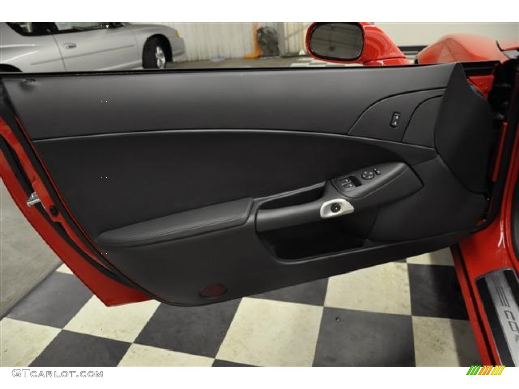 2012 Chevrolet Corvette Grand Sport Coupe Ebony Door Panel Photo #61380858