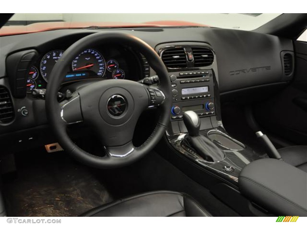 2012 Chevrolet Corvette Grand Sport Coupe Ebony Dashboard Photo #61380891