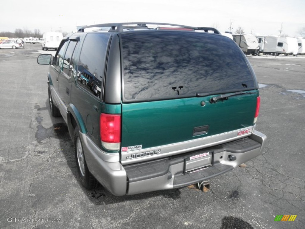 2000 Jimmy SLT 4x4 - Meadow Green Metallic / Pewter photo #16