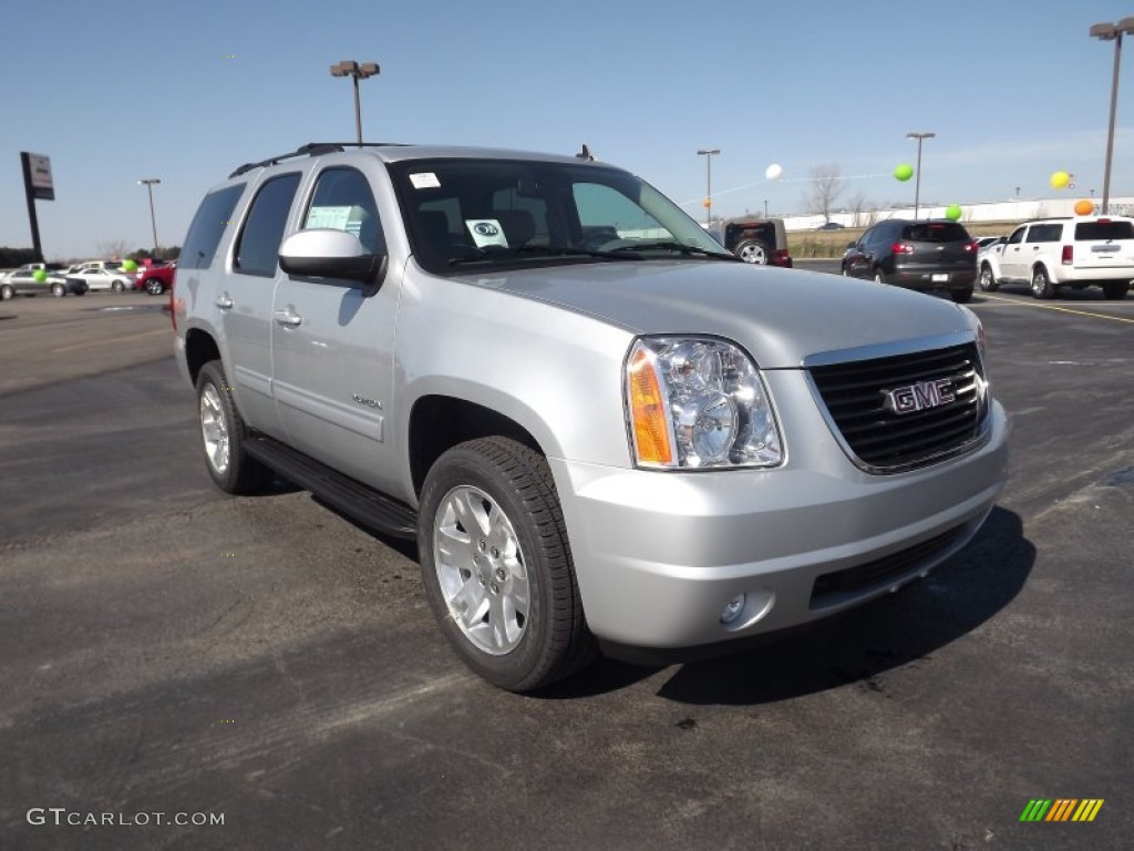 Quicksilver Metallic 2012 GMC Yukon SLT 4x4 Exterior Photo #61382595