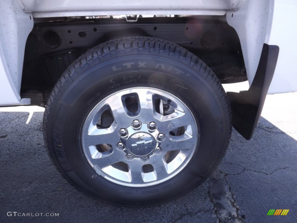 2012 Silverado 2500HD LT Crew Cab 4x4 - Summit White / Light Titanium/Dark Titanium photo #16