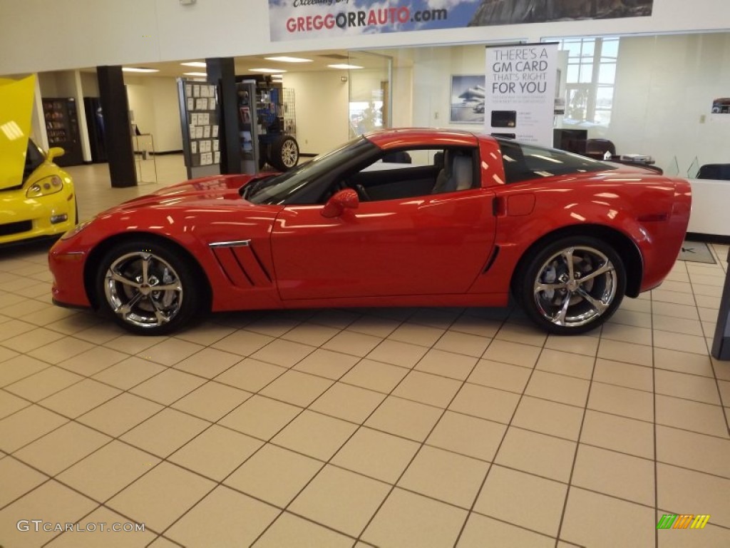 2012 Corvette Grand Sport Coupe - Inferno Orange Metallic / Cashmere photo #2