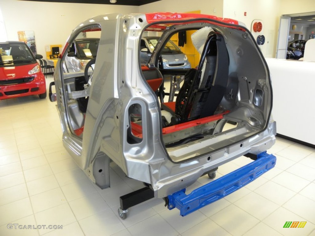 2011 fortwo pure coupe - Light Blue Metallic / Gray photo #9