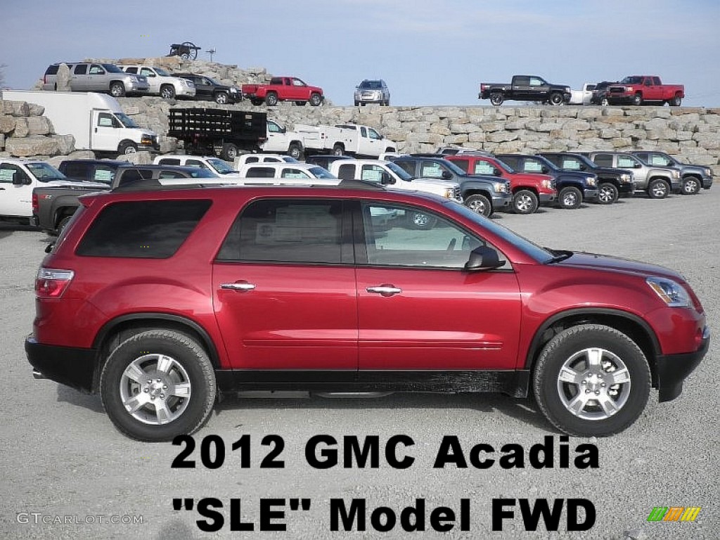 Crystal Red Tintcoat GMC Acadia