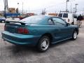1996 Pacific Green Metallic Ford Mustang V6 Coupe  photo #2