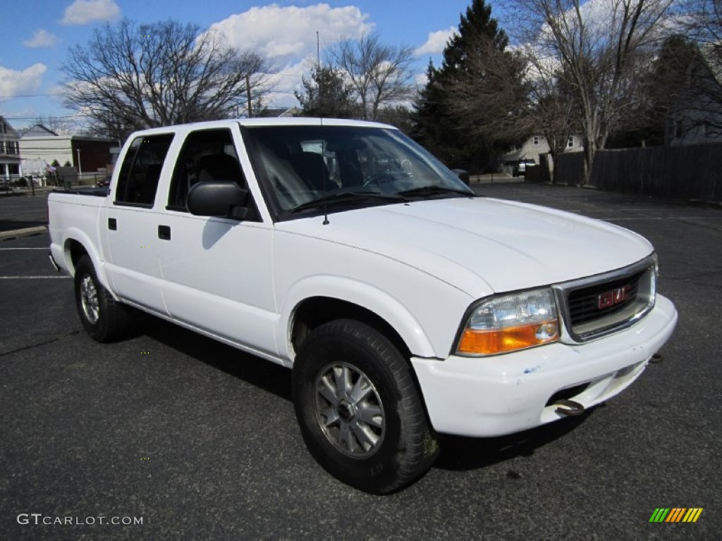 Summit White 2003 GMC Sonoma SLS Crew Cab 4x4 Exterior Photo #61385964
