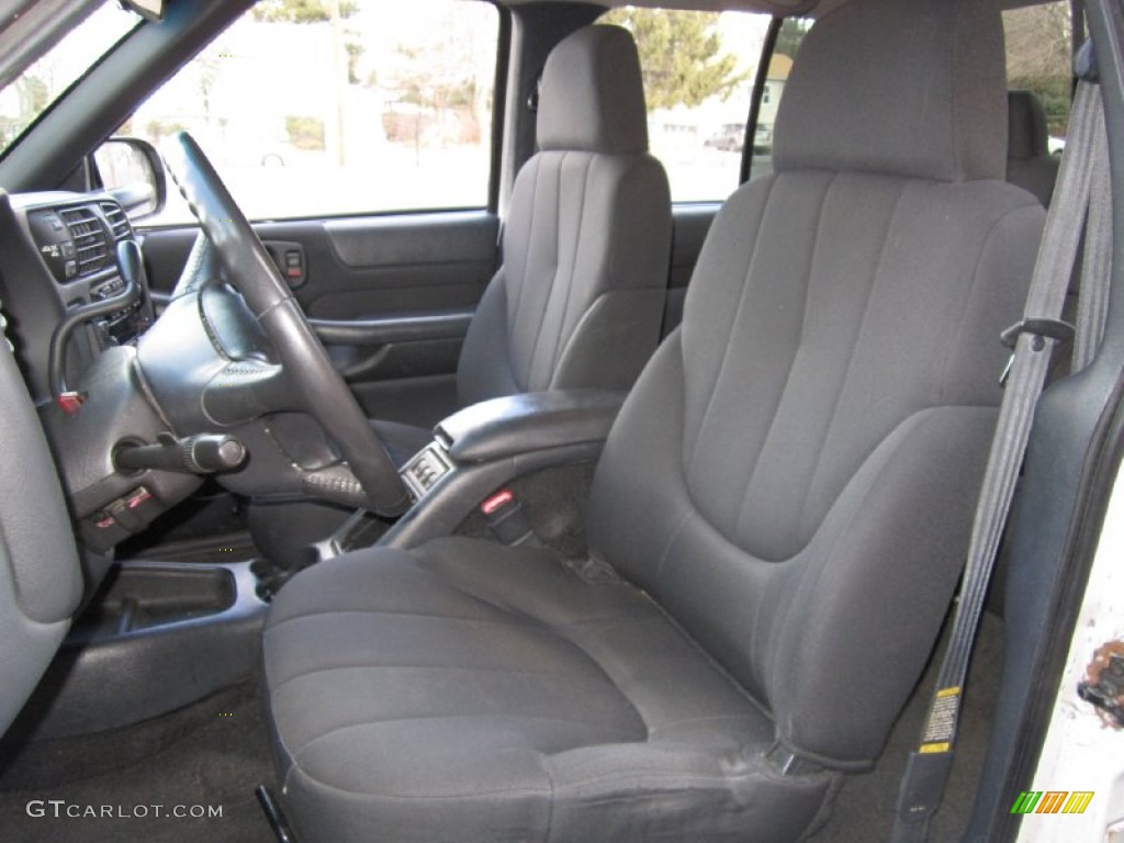 Graphite Interior 2003 GMC Sonoma SLS Crew Cab 4x4 Photo #61385985