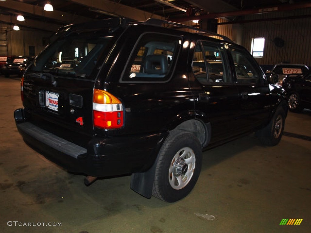 1998 Rodeo S 4WD - Ebony Black / Gray photo #3