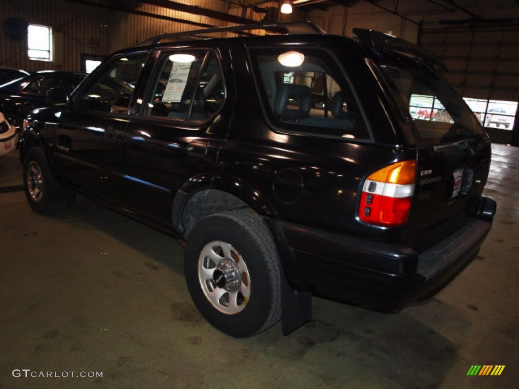 1998 Rodeo S 4WD - Ebony Black / Gray photo #4