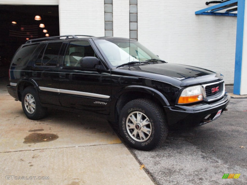 2000 Jimmy SLT 4x4 - Black Onyx / Beige photo #2