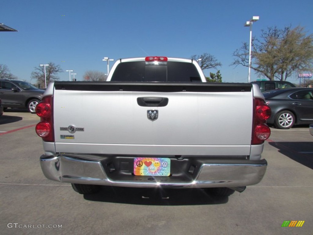 2008 Ram 1500 Lone Star Edition Quad Cab - Bright Silver Metallic / Medium Slate Gray photo #4