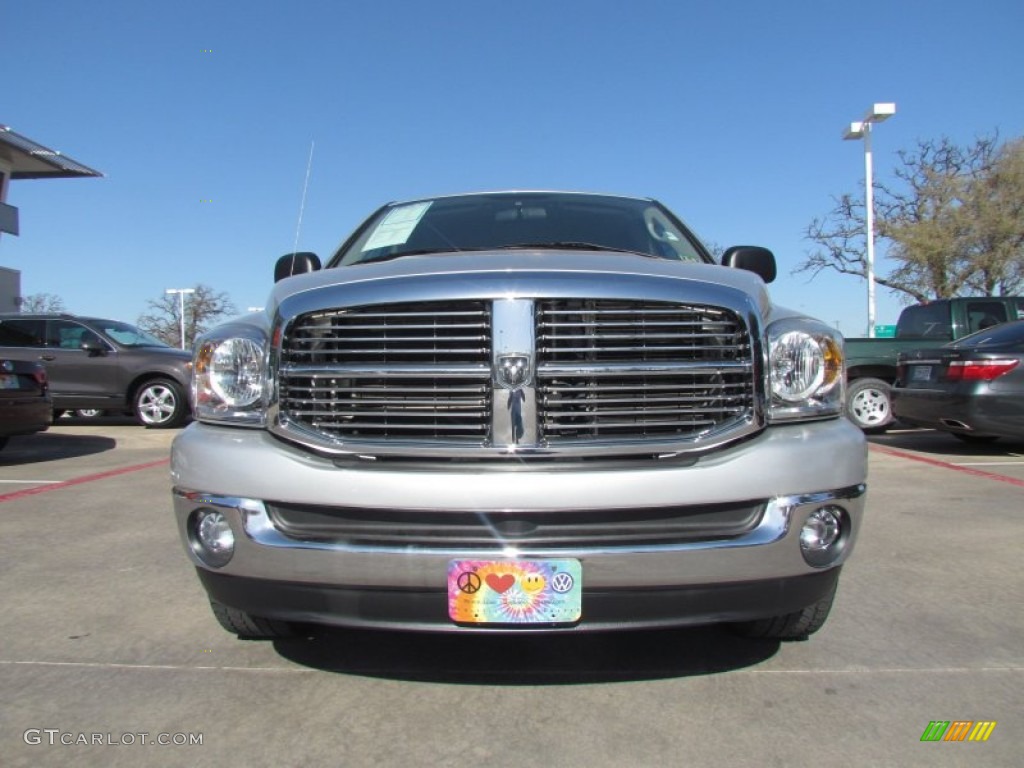 2008 Ram 1500 Lone Star Edition Quad Cab - Bright Silver Metallic / Medium Slate Gray photo #8