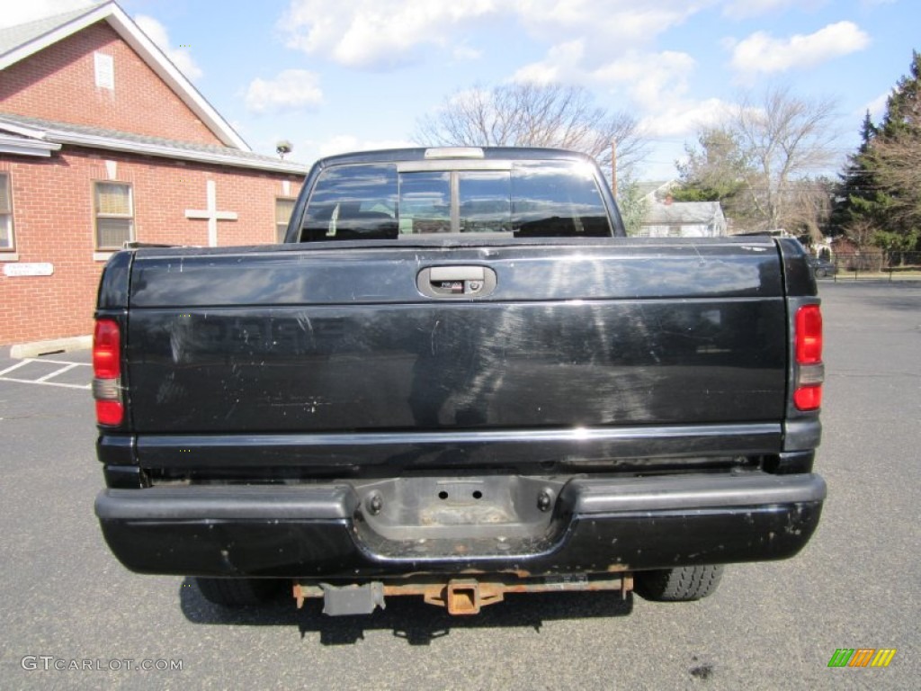 2001 Ram 1500 SLT Club Cab 4x4 - Black / Agate photo #6