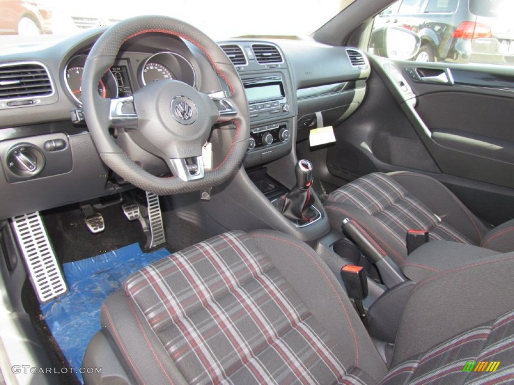 Interlagos Plaid Cloth Interior 2012 Volkswagen GTI 2 Door Photo #61387659