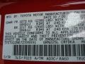3L5: Radiant Red 2007 Toyota Tacoma X-Runner Color Code