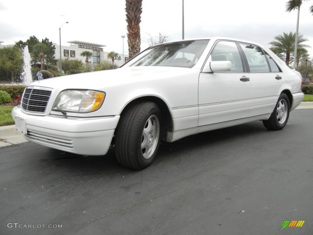Glacier White 1998 Mercedes-Benz S 420 Sedan Exterior Photo #61388916