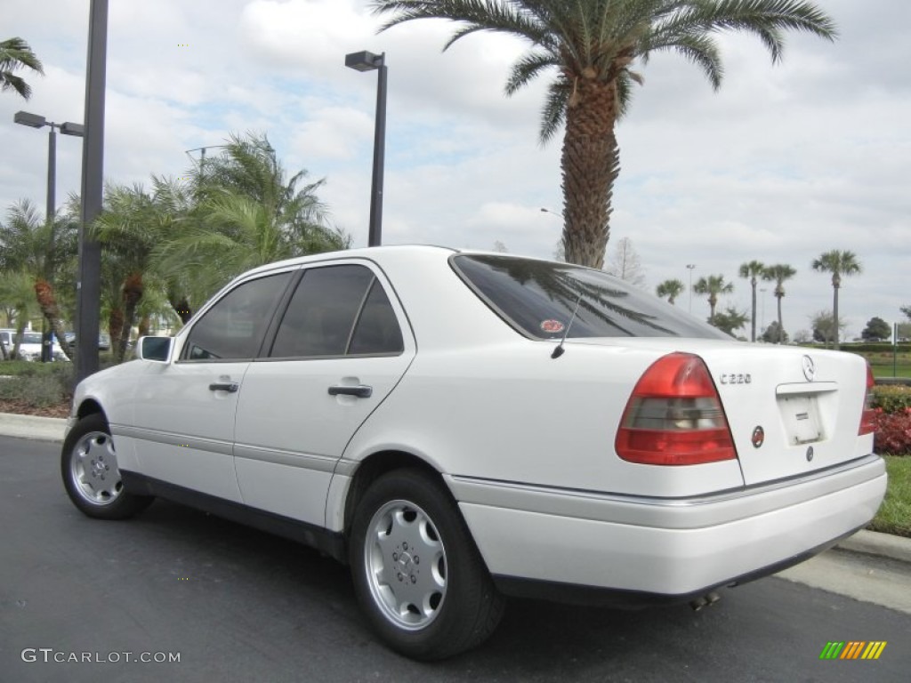 Polar White 1995 Mercedes-Benz C 220 Sedan Exterior Photo #61389223