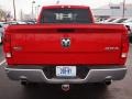 2012 Flame Red Dodge Ram 1500 Laramie Quad Cab 4x4  photo #6